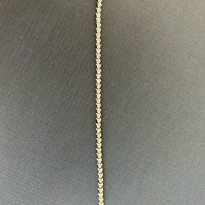 Gold Diamond Tennis Bracelet